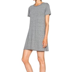 Current/Elliott Knit Tee Dress Heather Grey 3/L
